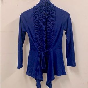 Blue sweater/cardigan